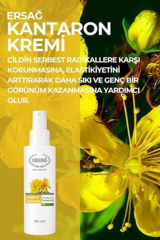 Ersağ Kantaron Özlü Cilt Bakım Kremi 100 ML