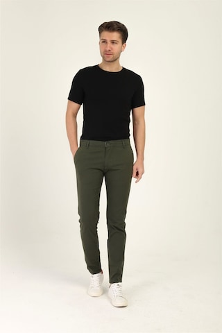 Tom Free Store Erkek Likralı Esnek Kumaş Pamuklu Yumuşak Dokulu Chino Pantolon Haki