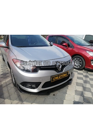 OtoÇizgi Renault Fluance 3 Parça Kanatlı Ön Lip Piano Black OtoÇizgi