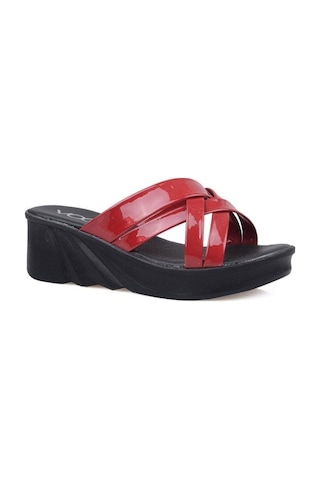 Voga 2104 Dolgu Topuk Comfort Casual Kadın Terliği