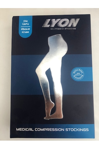 Lyon Diz Üstü Orta Basınçlı Varis Çorabı