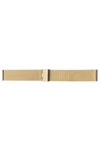 Paslanmaz Çelik Milano İnce Hasır Kordon - Gold - 22mm