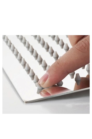 Ahlez Paslanmaz 304 Kalite Ankastre Slim Tepe Duş Başlığı 25x25cm Krom