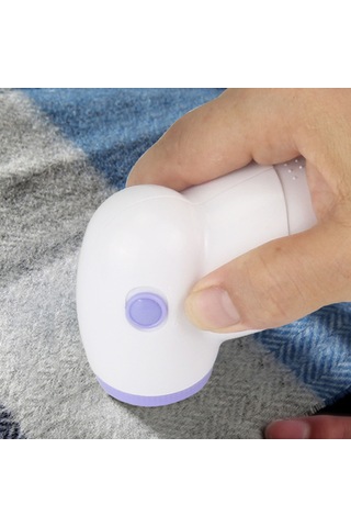 Kosona Mini Elektrikli Kumaş Tüy Dikeni, Taşınabilir Kuru Temizleyici, Kumaş Bakımı Aleti - Mavi Pil Dahil Değil Mavi