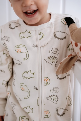 Lilabio 4 Mevsim Uyku Tulumu Doğal Pamuk Çift Kat Özel Kumaş Unisex 1.0 Tog Ekru