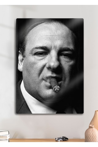 4k Parlak Baskı, Tony Soprano, The Sopranos - Metal Tablo