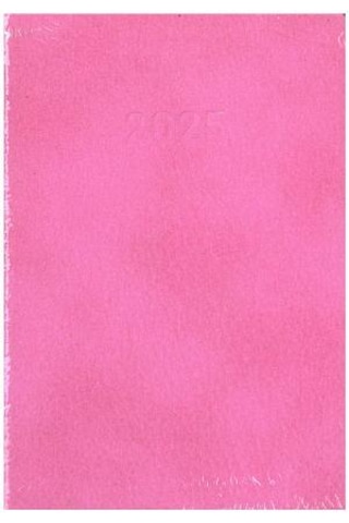 Özkan 2025 Günlük Cep Ajandası 9x13 Pembe Esnek Kapak Pembe