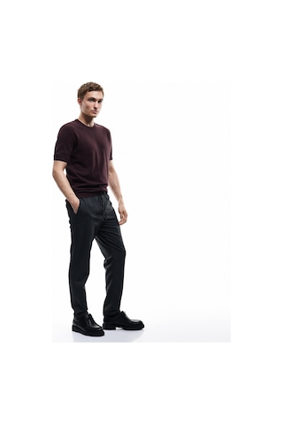 Koton Beli Bağcıklı Katlamalı Paça Cep Detaylı Slim Fit Pantolon Gri 6wam40038hw Gri