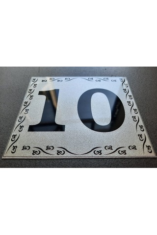 Kapı Numarası 10x12 Cm Kendinden Yapışkanlı No:10