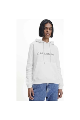 Calvin Klein Calvın Kleın Kadın Sweatshırt J20j220254-yaf Beyaz