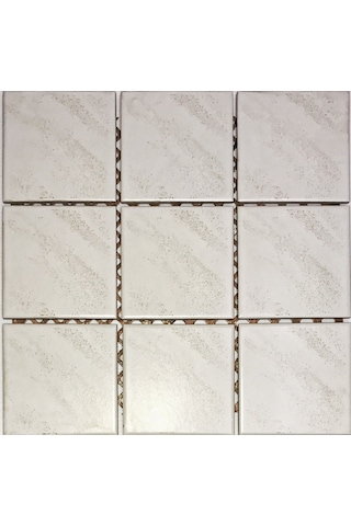 Kale 10X10Cm Mermer Bej Mutfak Tezgahı Arası Fileli Seramik Fd-03