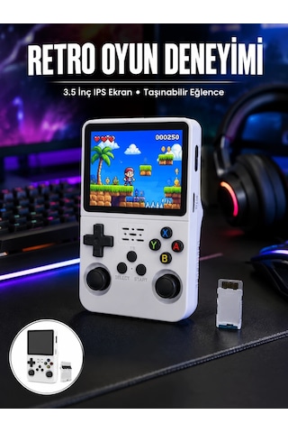 Mey İthalat Retro El Konsolu Gelişmiş Donanım Ve Özelleştirilebilir Yazılım Yapısı Yeni Nesil