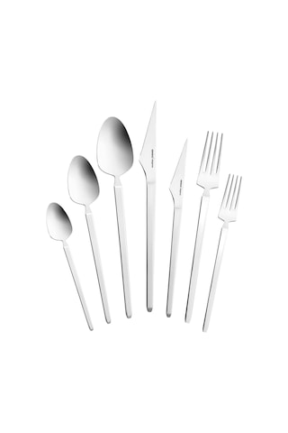 Karaca  Elegance Glacial Platin 12 Kişilik 84 Parça Çatal Kaşık Bıçak Takımı