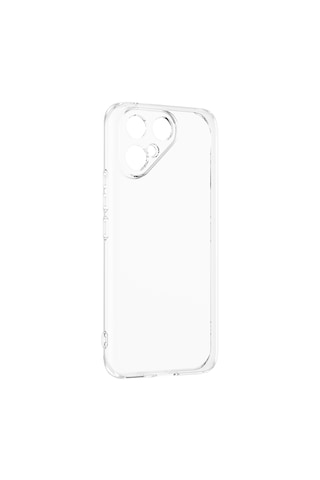 Tecno Pova Curve 2 Kılıf Darbe Emici Korumalı Pürüzsüz Esnek Şeffaf Silikon