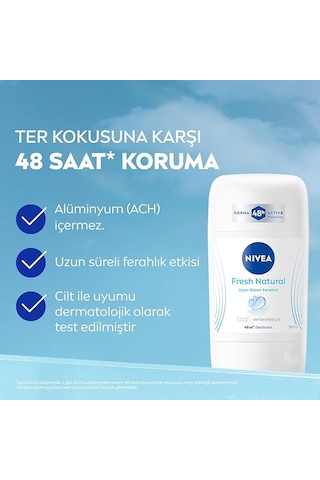 Nıvea Fresh Natural Stick 50 Ml
