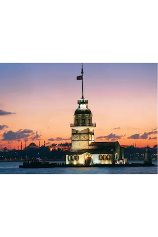 20059 Kız Kulesi Gün İstanbul 500 Parça Puzzle -ks Puzzle