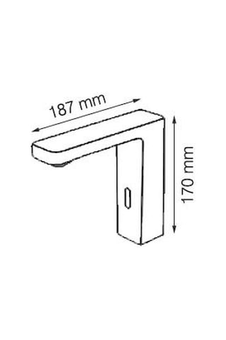 Fause Kfb102-1 Tek Su Girişli Fotoselli Lavabo Bataryası