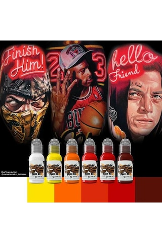 Melek Orange - World Famous Ink Dövme Boyası - 1oz/30ml
