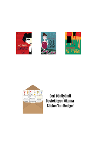 Huysuzun Teki + Kırık Zarlar + Kız Ayakları + Okuma Sticker'ları
