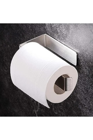 Paslanmaz Çelik Tuvalet Kağıtlığı, Şık Tasarım Ve Dayanıklı Yapı 16.5 x 12.2 x 11.2 CM