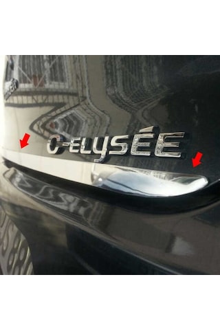 Citroen C Elysee Krom Bagaj Alt Çıtası 2013 - 2020