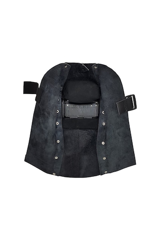 Mtweld Kaynakçı Baş Maskesi Deri Kapaklı Kaynak Maskesi