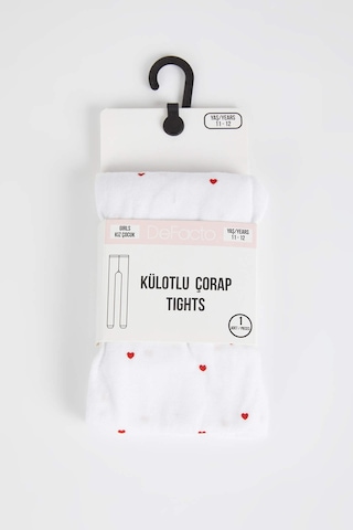 Diz Üstü Görünümlü Puantiye Desenli Külotlu Çorap