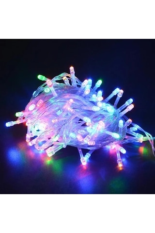 Ithınk Led Işık Zinciri 100 Led 10 Metre 8 Fonksiyon Renkli Işık Diğer