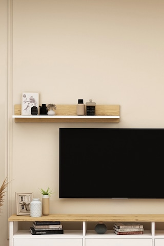 Remy Tv Ünitesi Uçan Raf R-u1 Sepet - Beyaz Sepet - Beyaz