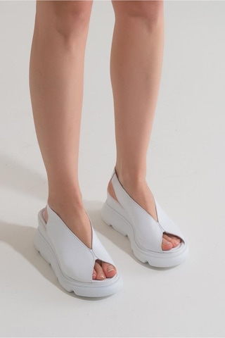 Zeyn Shoes 7672 Beyaz Kadın Ayakkabı 001