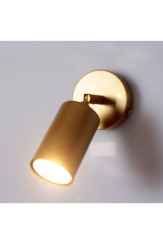 Mylights Mat Gold Led Spot Aplik Günışığı Ampul Dahildir Diğer
