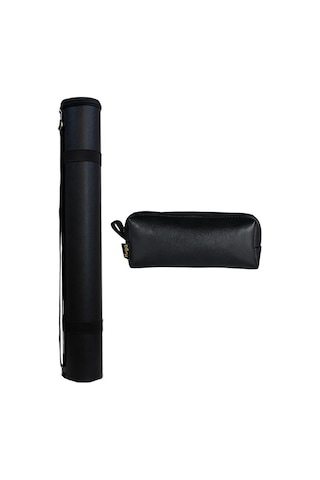 Yuga Suni Deri Proje Tüpü Ve Kalem Çantası 2li Set