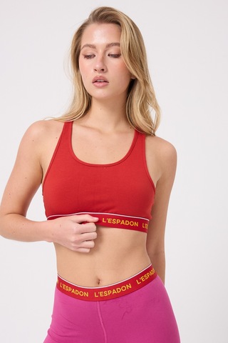 Racer Crop Top Racer Back Crop Top -3147 Kırmızı
