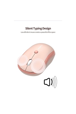 Mofıı Sweet Plus Kablosuz Mekanik Klavye Mouse Seti 2.4g Red Switch 104 Tuş Retro Yuvarlak Tuşlu Pembe Optik