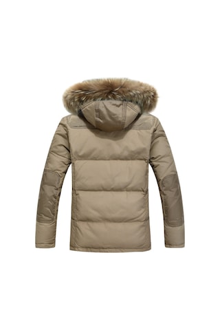 Erkek Kalınlaştırılmış Rüzgarlık Ceket Siyah