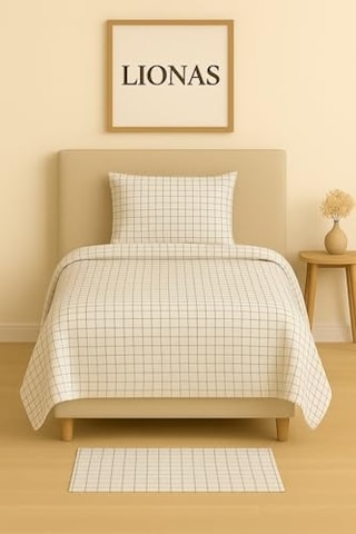 Tek Kişilik Desenli Nevresim Takımı 155 X 230 Cm Kapaklı Yastık Kılıfı Dahil Diğer