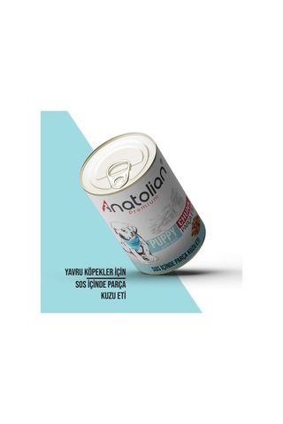 Anatolian Premium Kuzulu Parça Etli Yavru Köpek Konservesi 400 gr x 24 Adet