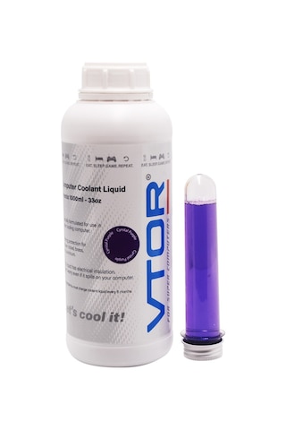 Vtor Bilgisayar Soğutma Sıvısı 1000ML Kristal Mor