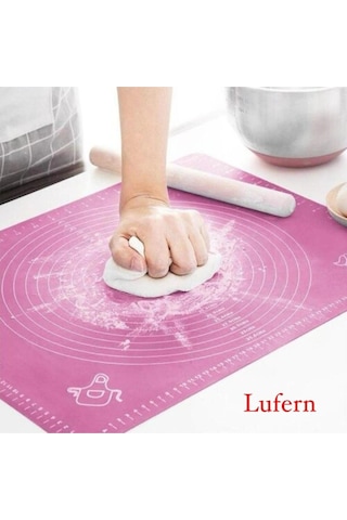 Çok Amaçlı Kaydırmaz Silikon Hamur Açma Matı 50 X 40 Cm Premium Kalite Yıkanabilir Gıda Uyumlu