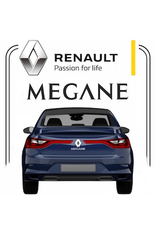 Renault Megane 4 2016-2023 Arası Arka Tampon-