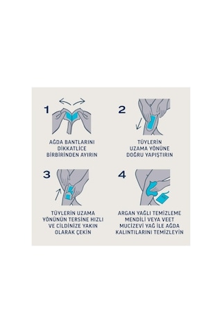 Veet Professional Ağda Bandı Hassas Ciltler İçin 40 Lı X 2 Adet PKT.VEET.001