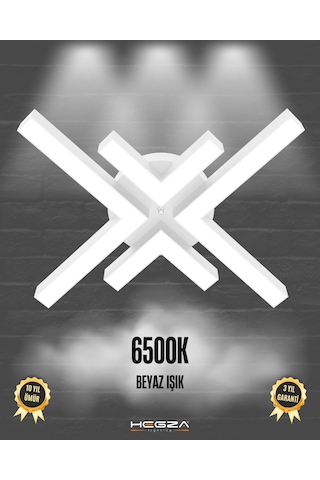 Arana Beyaz Kasa, Beyaz Işık Modern Plafonyer Led Avize Beyaz