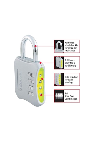 Master Lock 653d 2 In. Kombinasyon Asma Kilit, 653d