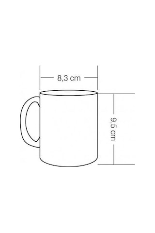 Cup Pantone Bardak Siyah 6c