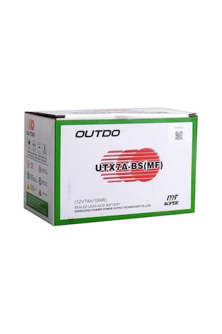 Outdo Utx7a-bs 12v 7 Ah Motosiklet Aküsü