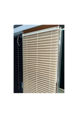 Katlanabilir Cam Balkon Perdesi Ev Perdesi Ofis Perdesi Krem Plise Perde Krem - 519819950 Krem