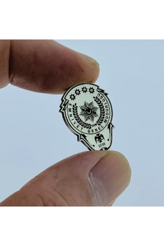 Egm Yaka Rozeti 925 Ayar Gümüş