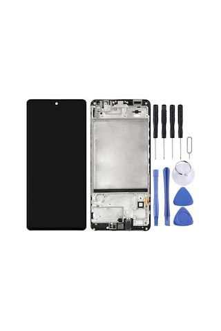 Cbtx Samsung Galaxy M51 Sm-m515 Sayısallaştırıcı Uyumlu Lcd Ekran Çerçeveli Tam Montaj