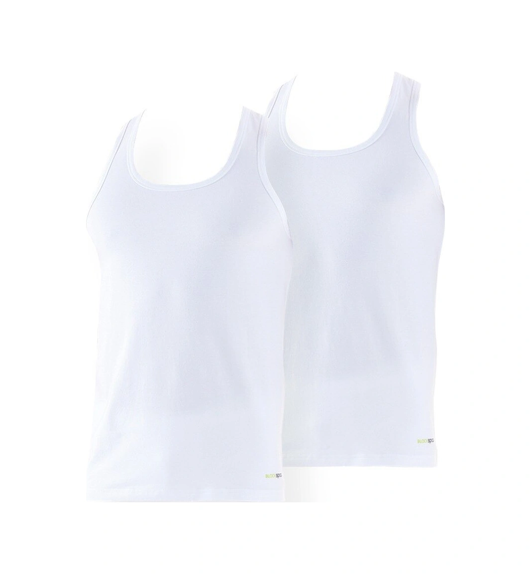 Blackspade Erkek Spor Atlet 2li Paket Tender Cotton 9676 - Beyaz
