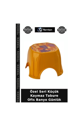 Özel Seri Küçük Kaymaz Tabure Ofis Banyo Günlük Çok Renkli